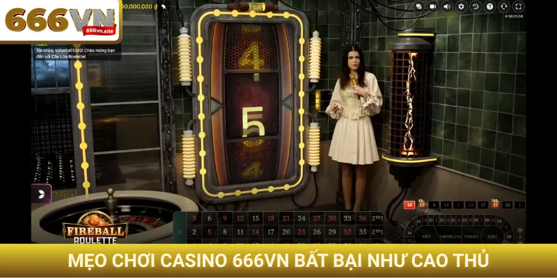 Mẹo chơi casino 666VN bất bại như cao thủ